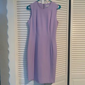 Pretty lavender Calvin Klein work dress!